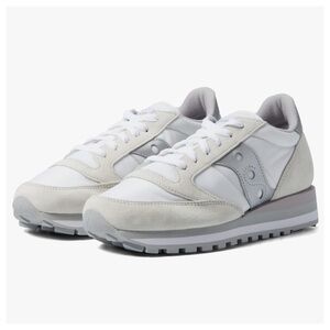 Saucony Women's Athletic Shoes in White and Gray